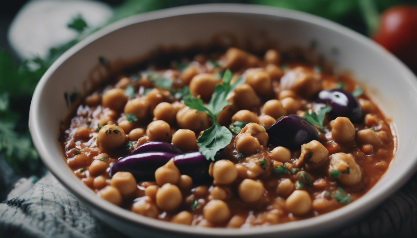 Eggplant and Chickpea Stew