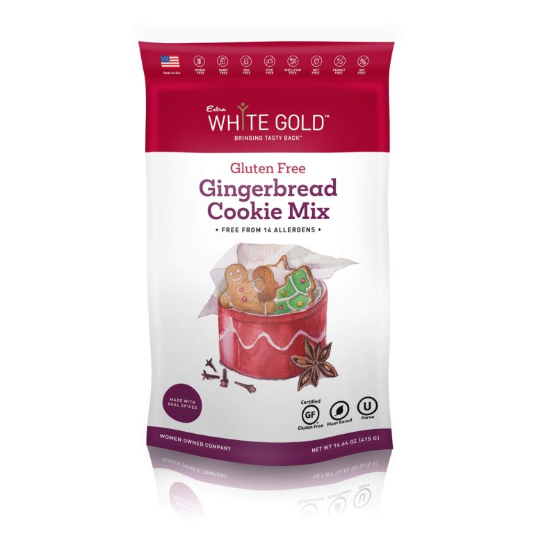 Extra White Gold Gluten Free Gingerbread Cookie Mix