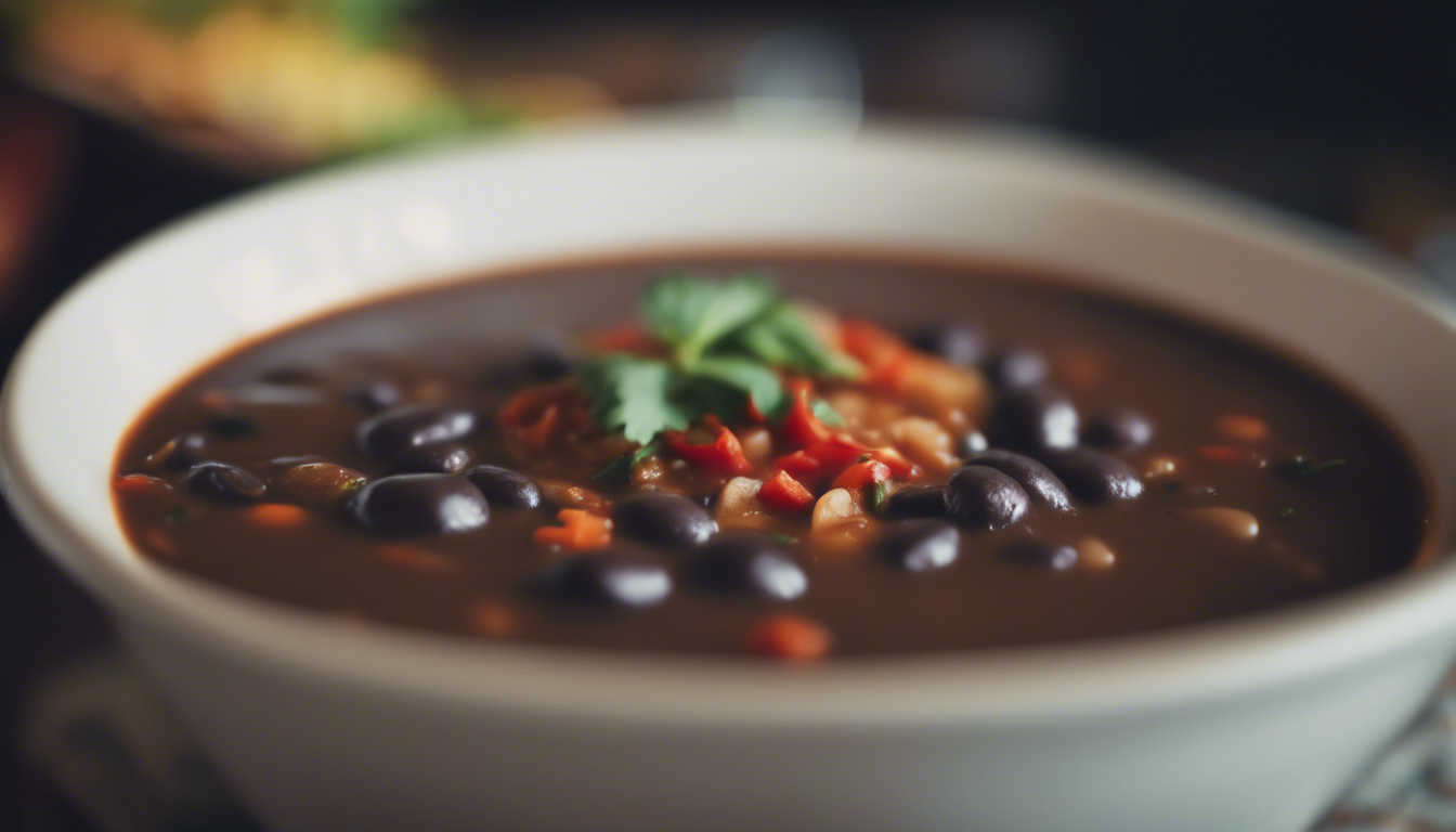 Spicy Black Bean Soup