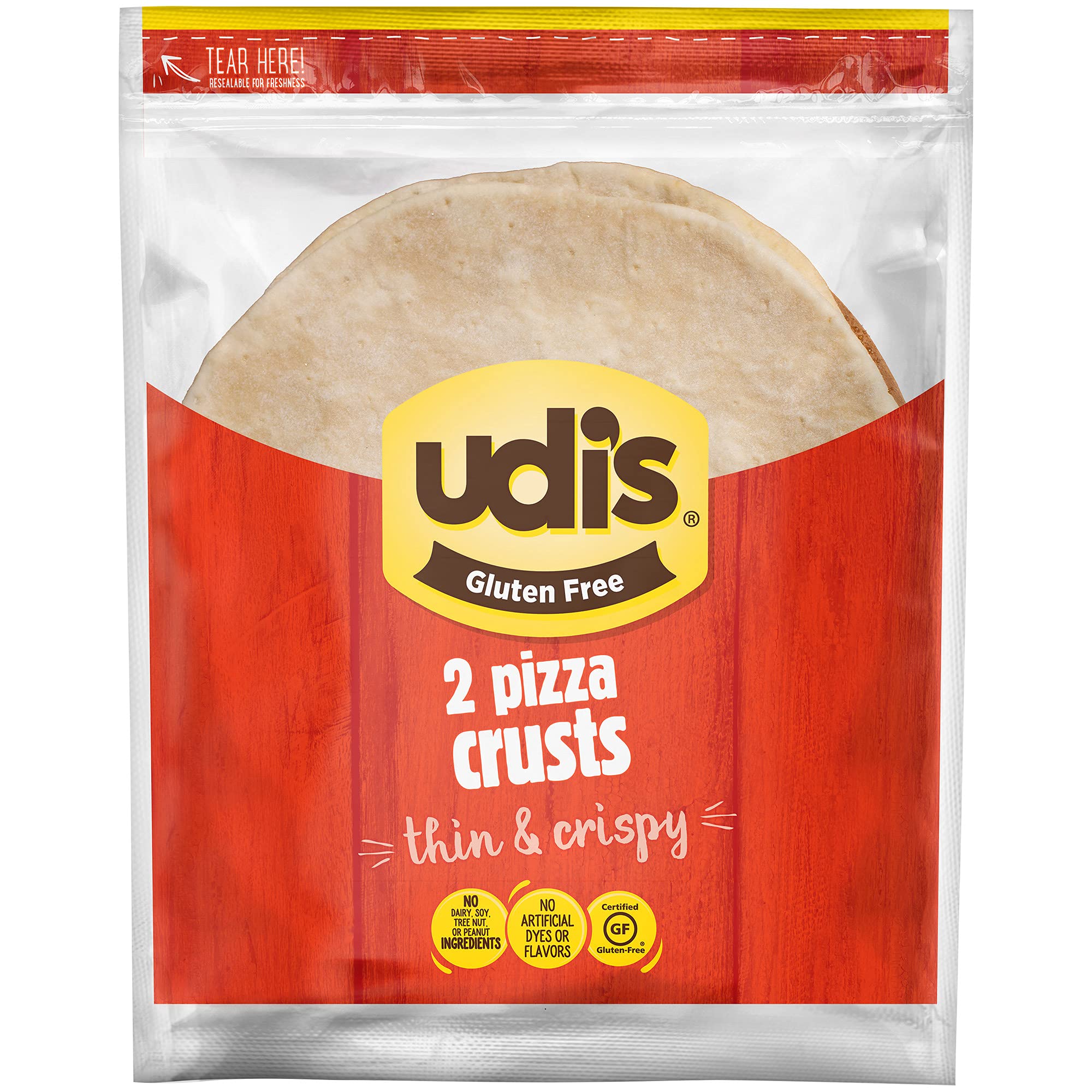 Udi's Gluten Free Two Cheese Pizza