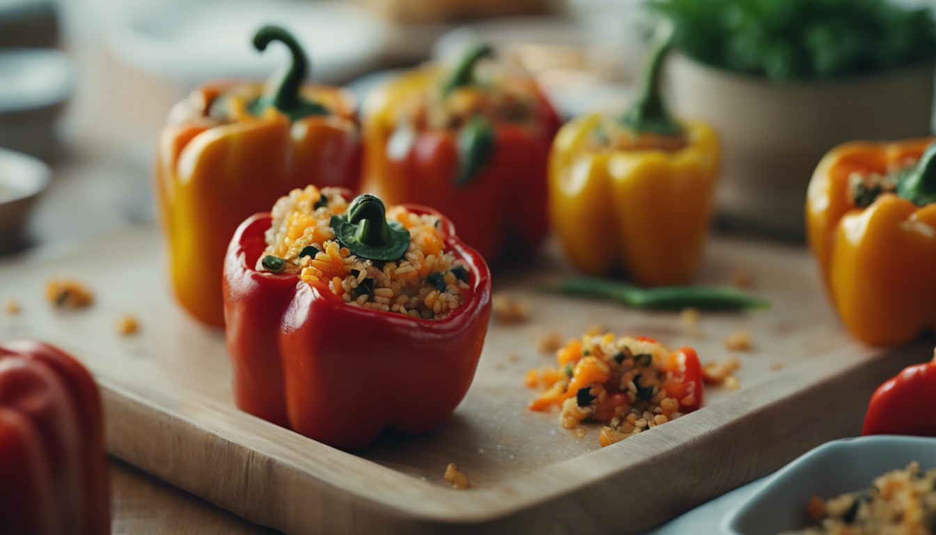 Vegetable and Quinoa Stuffed Peppers