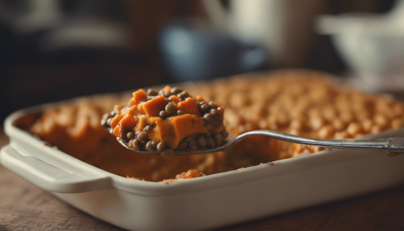 Lentil and Sweet Potato Shepherd's Pie