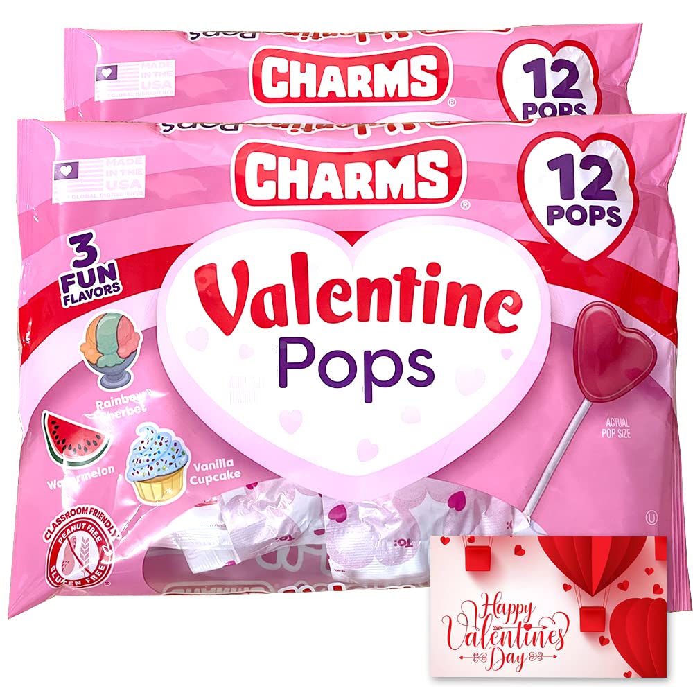 Valentine's Day Classroom Exchange Candy Lollipops