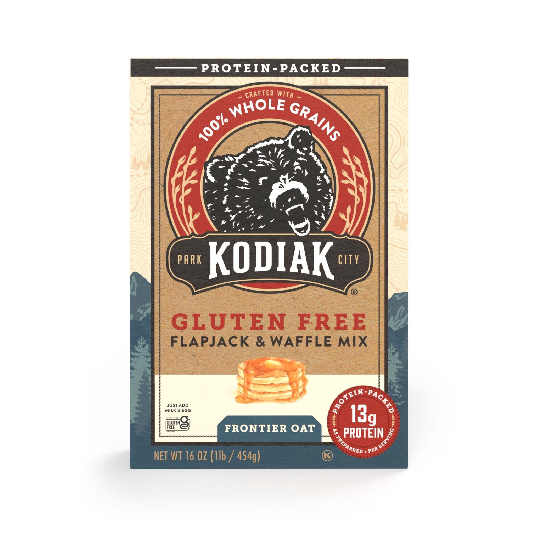 Kodiak Cakes Gluten Free Frontier Oat Flapjack & Waffle Mix - Gluten 