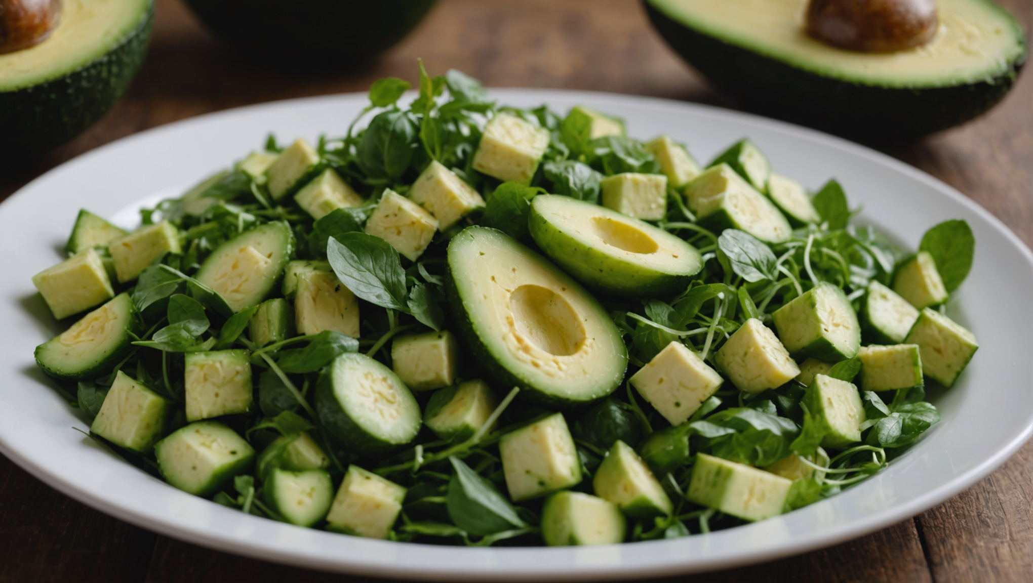 Cucumber and Avocado Salad