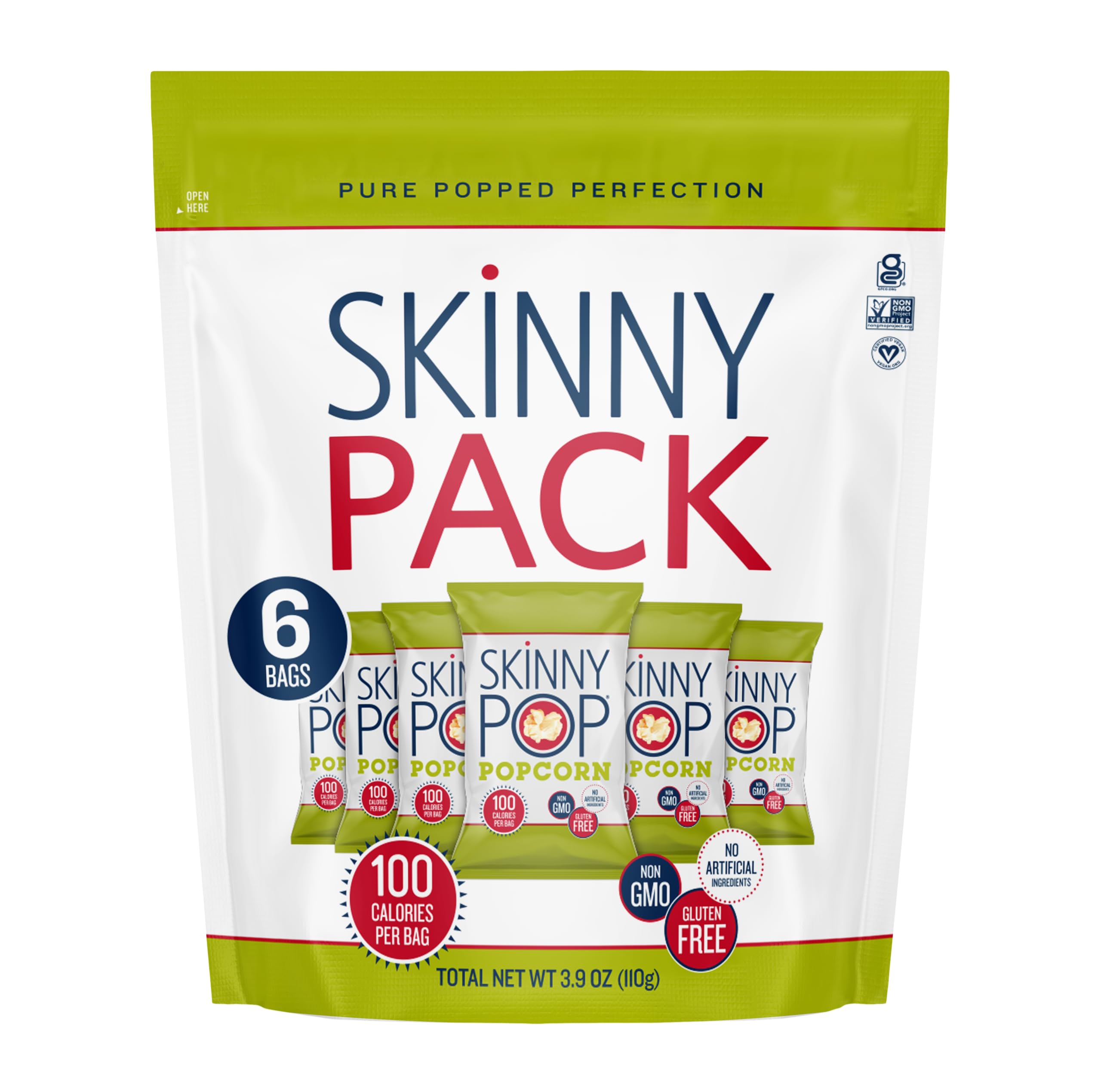 SkinnyPop Original Popcorn Snack Packs