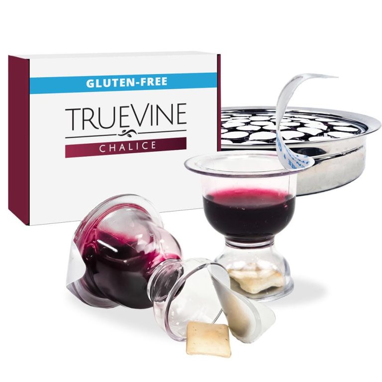 TrueVine Chalice Communion Cups and Wafer Set