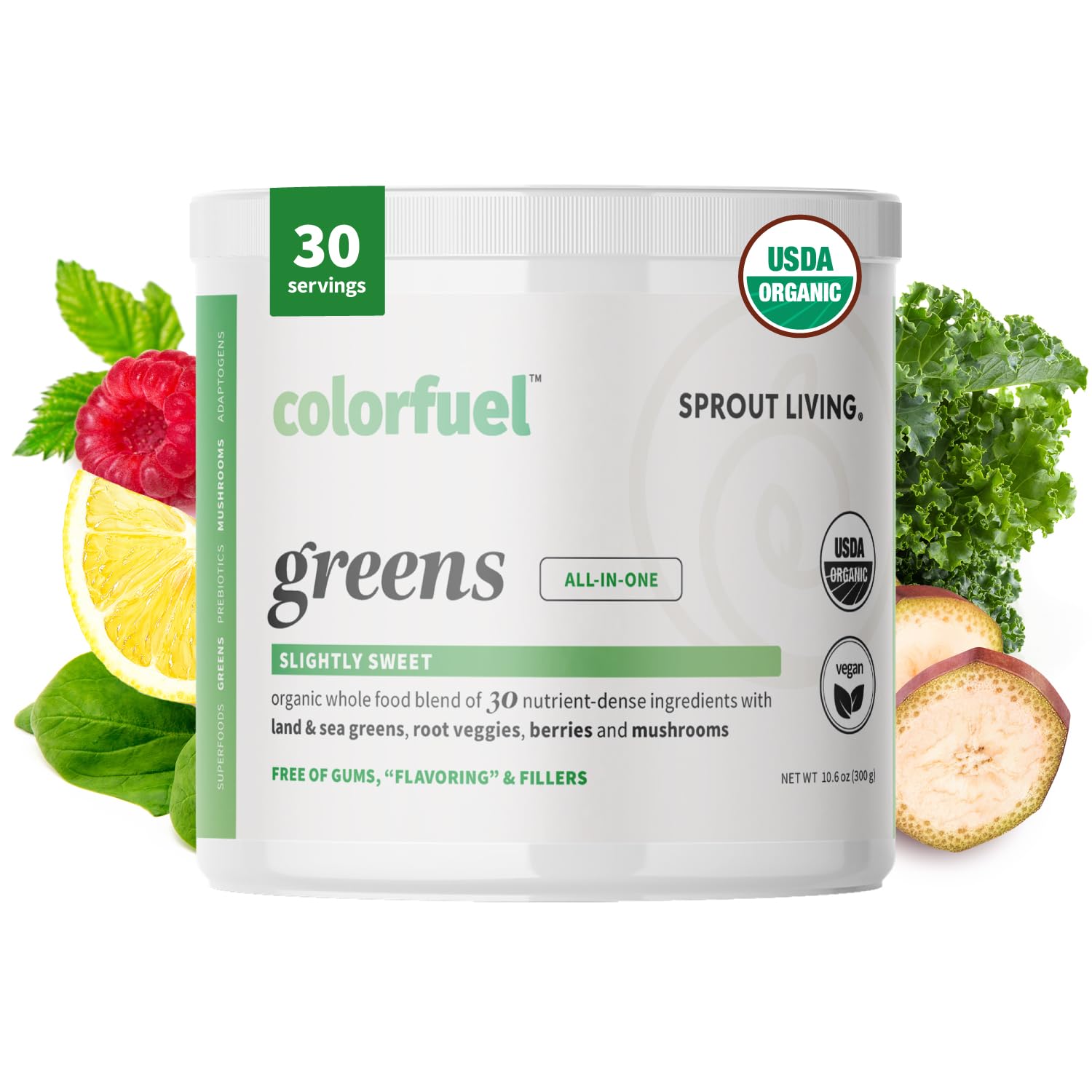 Sprout Living Organic Superfoods Greens Digestive Mix