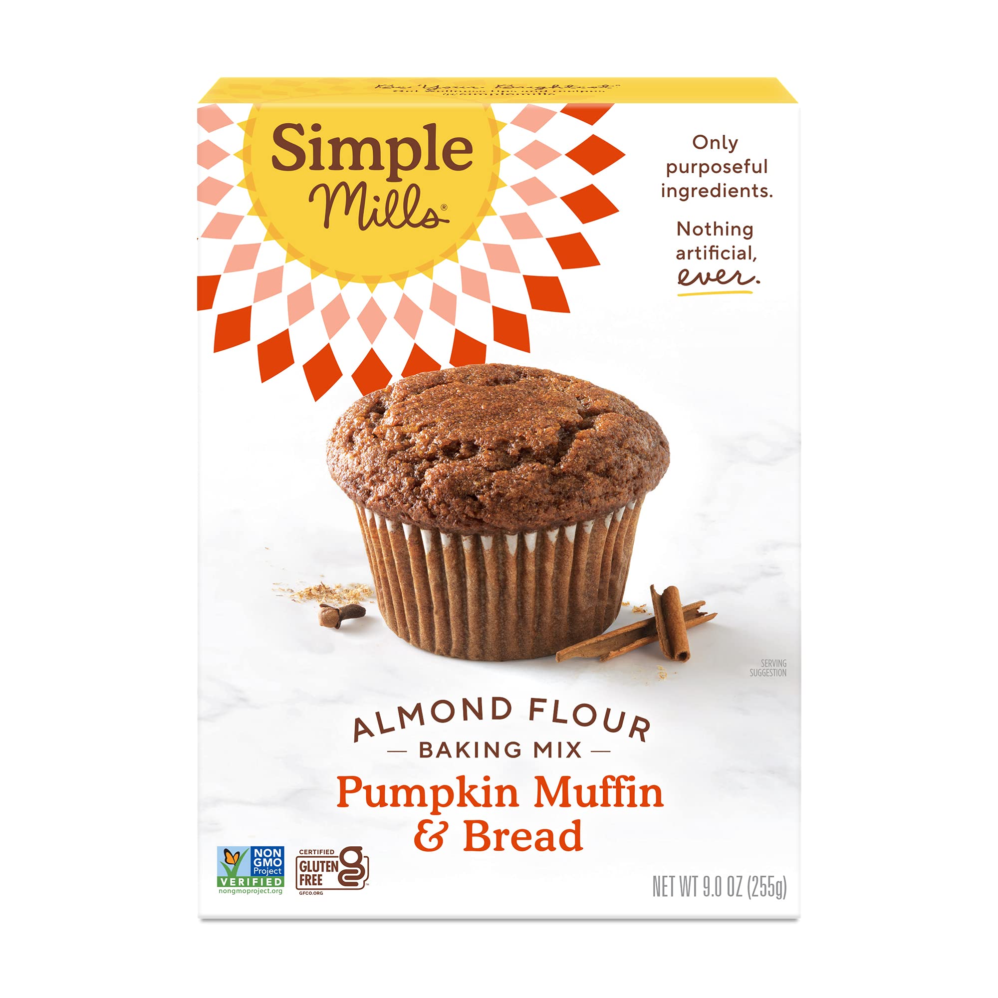 Simple Mills Almond Flour Baking Mix, Pumpkin Muffin & Bread Mix