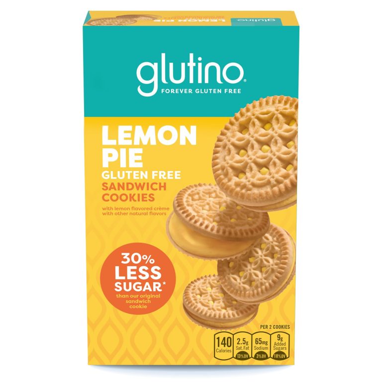 Glutino Lemon Pie Flavored Sandwich Cookies